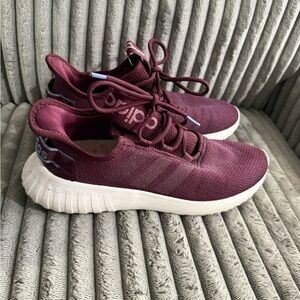 Adidas Kids Burgundy Sneakers